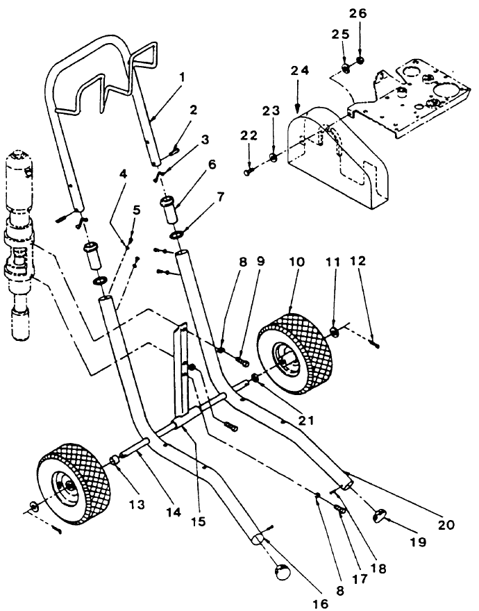 PowrTwin 3500 Cart Assembly